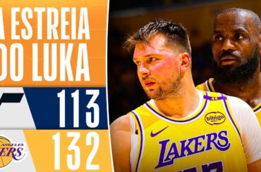 LEBRON arrebenta, e LUKA DONCIC estreia nos LAKERS - MELHORES MOMENTOS