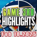 Oklahoma City Thunder Vs New Orleans Pelicans Game 3rd Highlights Feb 10,2025 NBA Season 2024-25
