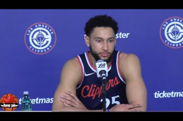 New Los Angeles Clipper Ben Simmons Introductory Press Conference. HoopJab NBA
