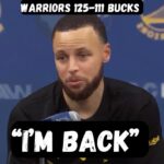 Steph Curry REACTS to scoring 38 points vs Milwaukee - Post Game Interview - Warriors vs Bucks