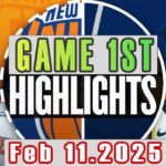 Indiana Pacers Vs New York Knicks Game 1st Highlights Feb 11,2025 NBA Season 2024-25