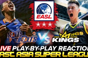 🔴MERALCO Bolts vs NEW TAIPEI King │ EASL Basketball Game Play-By-Play Reaction & Scoreboard