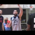 Ben Simmons Works Out With Zubac At His First Clippers Practice. HoopJab NBA