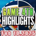Oklahoma City Thunder Vs New Orleans Pelicans Game 4th Highlights Feb 10,2025 NBA Season 2024-25