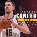 Nikola Jokić Full Postgame Press Conference vs. Trail Blazers 🎙 | 2/10/25