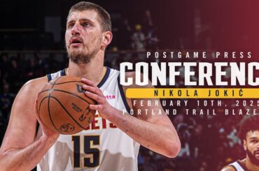 Nikola Jokić Full Postgame Press Conference vs. Trail Blazers 🎙 | 2/10/25