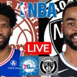 LIVE: PHILADELPHIA 76ERS vs BROOKLYN NETS | NBA | PLAY BY PLAY | SCOREBOARD