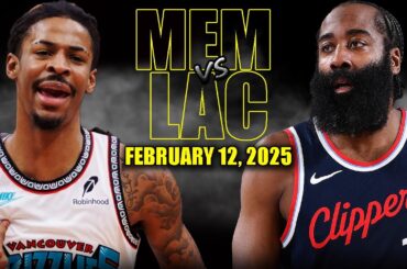 Los Angeles Clippers vs Memphis Grizzlies Full Game Highlights - February 12 | NBA Regular Season