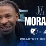 Ja Morant Walk Off Interview | Grizzlies at Suns