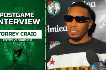 Torrey Craig on Celtics Debut: "It Was Crazy.The atmosphere the crowd" | Postgame Interview