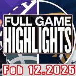 Sacramento Kings Vs New Orleans Pelicans Full Game Highlights Feb 12,2025 NBA Season 2024-25