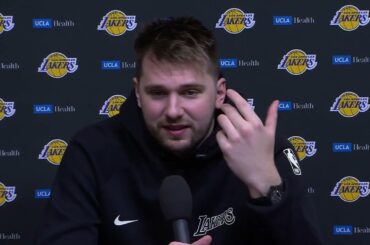 Luka Doncic Talks JJ Redick & Loss vs Jazz, Postgame Interview