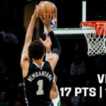Wemby's Double-Double Vs Boston Celtics!