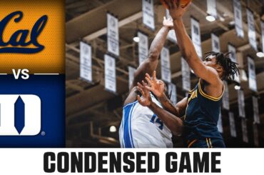 Cal vs. Duke Condensed Game | 2024-25 ACC Men's Basketball