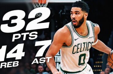 Jayson Tatum's 32-PT DOUBLE-DOUBLE vs Spurs! | February 12, 2025