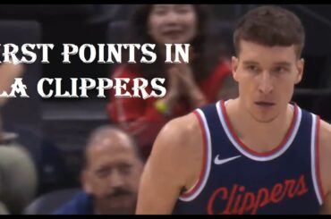 Bogdan Bogdanovic made his debut and scored the first points for the LA Clippers