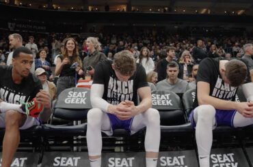 FROM THE FLOOR: DOMINANT win over Lakers ♒️ | UTAH JAZZ