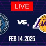 NBA LIVE!  Los Angeles Lakers vs Minnesota Timberwolves I NBA 2K25 February 14, 2025 MIN vs LAL 2K