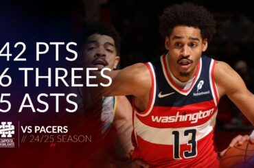 Jordan Poole 42 pts 6 threes 5 asts vs Pacers 24/25 season