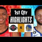 Golden State Warriors vs Houston Rockets Full Highlights 1st Qtr | Feb 13 | 2025 NBA Highlights