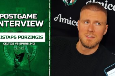 Kristaps Porzingis JOKES He Takes Victor Wembanyama Matchup Personally | Postgame Interview