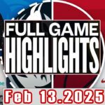 Dallas Mavericks VS Miami Heat Full Game Highlights Feb 13,2025 NBA Season 2024-25