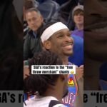 Shai was laughing at the chants 😅