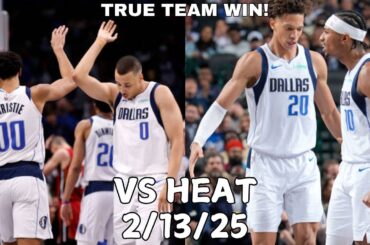 Dallas Mavericks Team Highlights vs the Heat (02.13.2025)