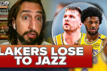 Nick Wright defends Luka Doncic & Bronny James after Lakers loss to Jazz | What's Wright NBA