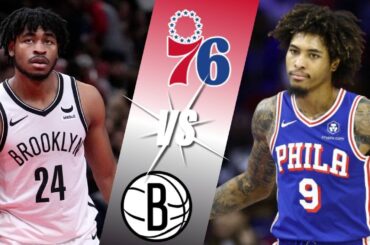 Philadelphia 76ers VS. Brooklyn Nets | LIVE Reactions | Play-By-Play | Watch Party