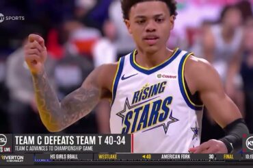Utah Jazz Guard Keyonte George Hits Game-Winning Shot In Rising Stars Championship Game