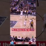 Mo has the range finder on early #nba #hawks #mogueye