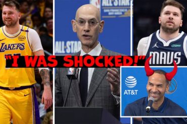 Adam Silver CONFRONTS Luka Doncic Trade, sends STRONG MESSAGE To Dallas Mavericks! "I WAS SHOCKED!"