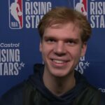 Gradey Dick Discusses NBA All-Star 2025, Playing for Toronto Raptors | Rising Stars 2025
