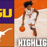 SEC SHOWDOWN 🍿 LSU Tigers vs. Texas Longhorns | Full Game Highlights | ESPN College Basketball