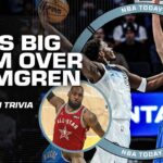 REACTION to Anthony Edwards POSTER on Chet Holmgren 😳 + LeBron All-Star Trivia | NBA Today