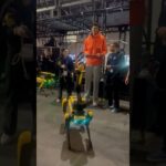 Wemby playing with the robot dog 😂