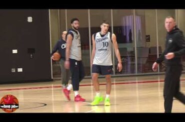 Ben Simmons & Bogdan Bogdanovic At Their First LA Clippers Practice. HoopJab NBA