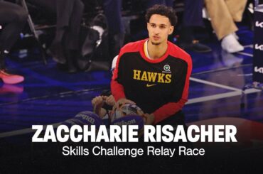 Zaccharie Risacher's Skills Challenge Relay Race