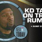 Kevin Durant speaks on trade rumors surrounding GSW, Suns' expectations and his legacy | NBA Today