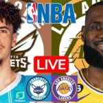 LIVE: CHARLOTTE HORNETS vs LOS ANGELES LAKERS | NBA | PLAY BY PLAY | SCOREBOARD