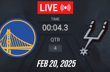 NBA LIVE! Golden State Warriors vs San Antonio Spurs | February 20, 2025 Warriors vs Spurs | 2K25