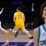 LaMelo Ball COOKS Luka Doncic and hits clutch bucket vs Lakers