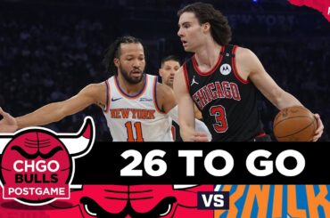 Josh Giddey goes off, but Chicago Bulls falls to Knicks in overtime | CHGO Bulls POSTGAME Podcast