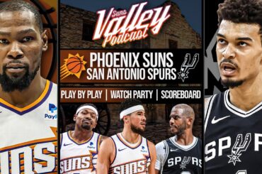 Phoenix Suns vs San Antonio Spurs | LIVE Reaction | Scoreboard | Play By Play | Postgame Show