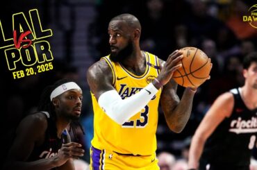 Los Angeles Lakers Full Team Highlights vs Blazers  | Feb 20, 2025