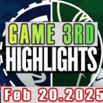Los Angeles Clippers Vs Milwaukee Bucks Game 3rd Highlights Feb 20,2025 NBA Season 2024-25