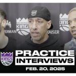 Zach LaVine, Markelle Fultz, Coach Christie | Practice Interviews 2.20.25