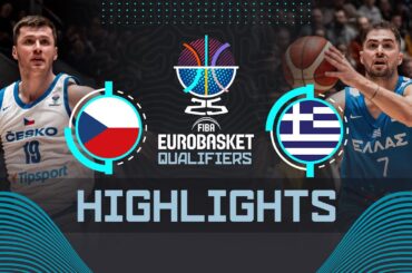 Czechia 🇨🇿 vs Greece 🇬🇷 | Highlights | FIBA EuroBasket 2025 Qualifiers