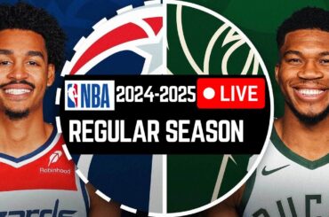 LIVE : Washington Wizards vs Milwaukee Bucks | NBA Basketball Match Live Score Today